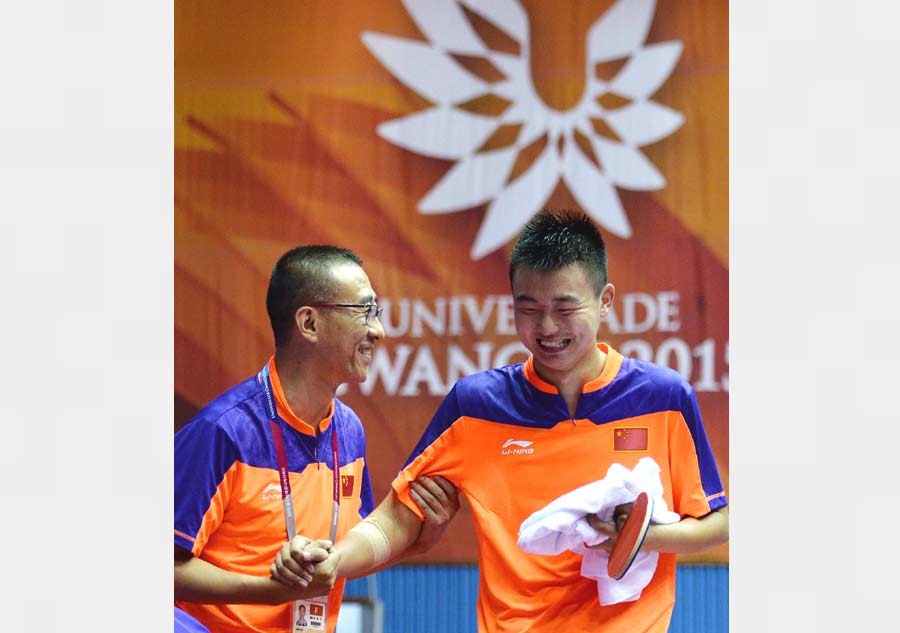 Chinese successes at Summer Universiade in Gwangju, South Korea