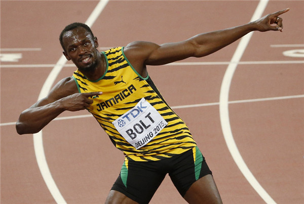 Bolt beats Gatlin to win 100m gold
