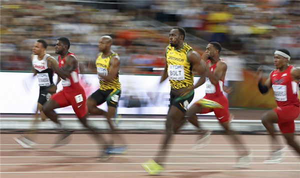 Bolt beats Gatlin to win 100m gold