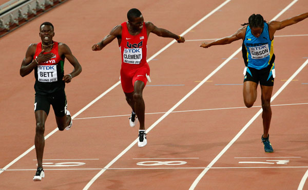 Kenyan hurdler wins rare gold in Beijing