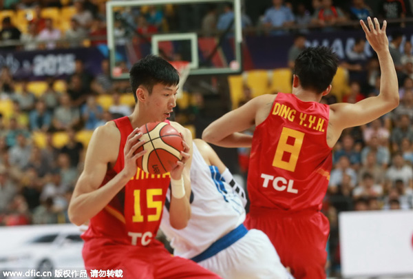 China rally back to edge South Korea 76-73