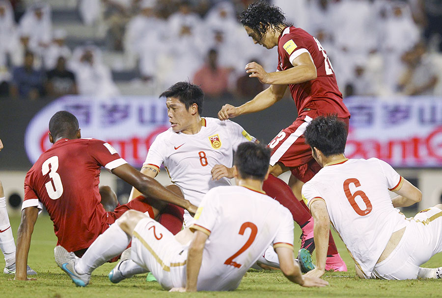 China faces tough test to qualify World Cup after loss