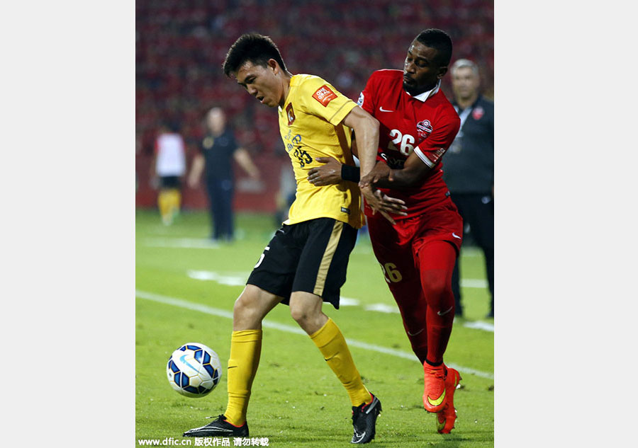 Scoreless first leg with Al Ahli put Guangzhou Evergrande in advantage
