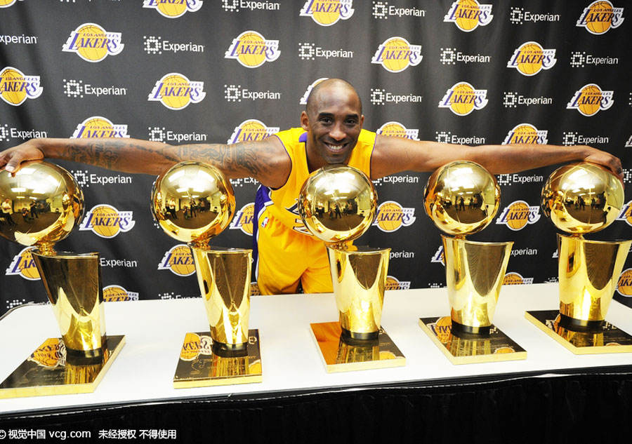 kobe bryant 5 championships