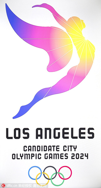 Los Angeles publishes 2024 Olympics bid logo