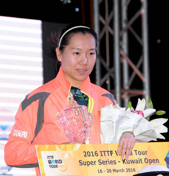 China's Zhang, Li claim gold at ITTF World Tour Kuwait Open