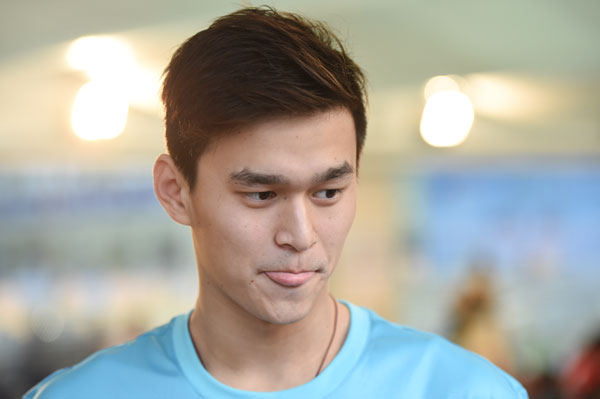 Olympic champion Sun Yang to have a crush on showbiz?