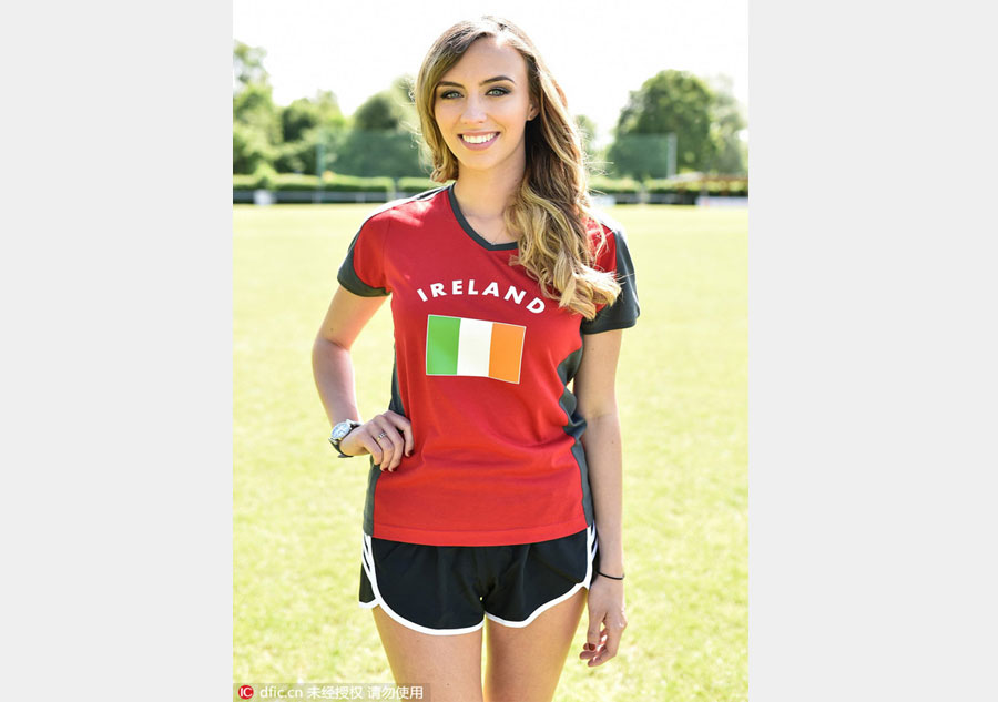 24 compete for 'prettiest woman' in UEFA Euro 2016