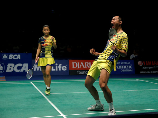 China take mixed doubles title at badminton Indonesia Open