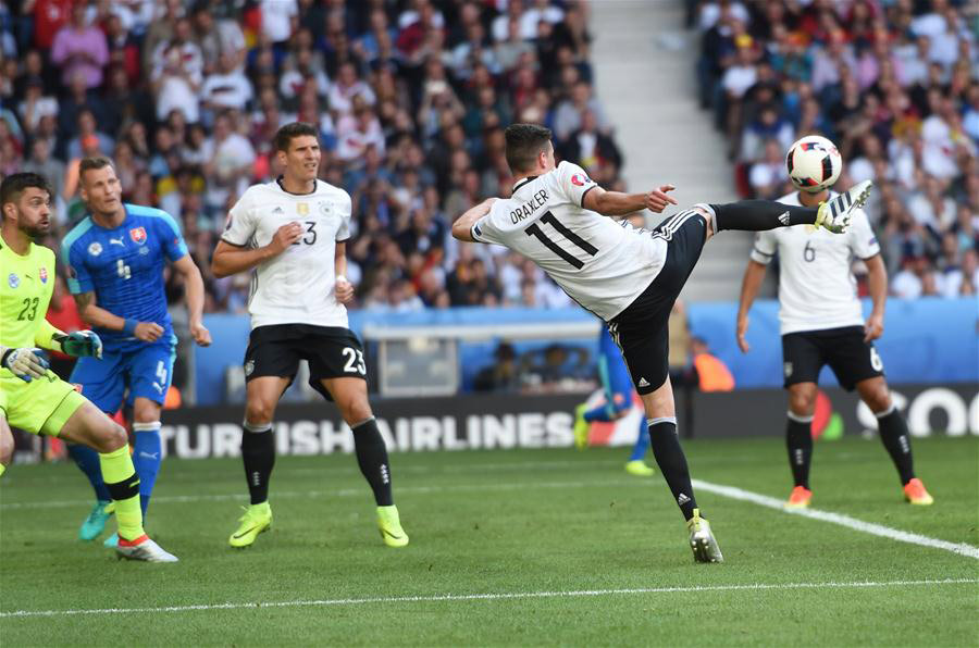 Germany beats Slovakia 3-0 during Euro 2016