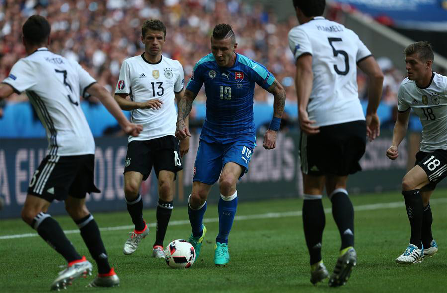 Germany beats Slovakia 3-0 during Euro 2016