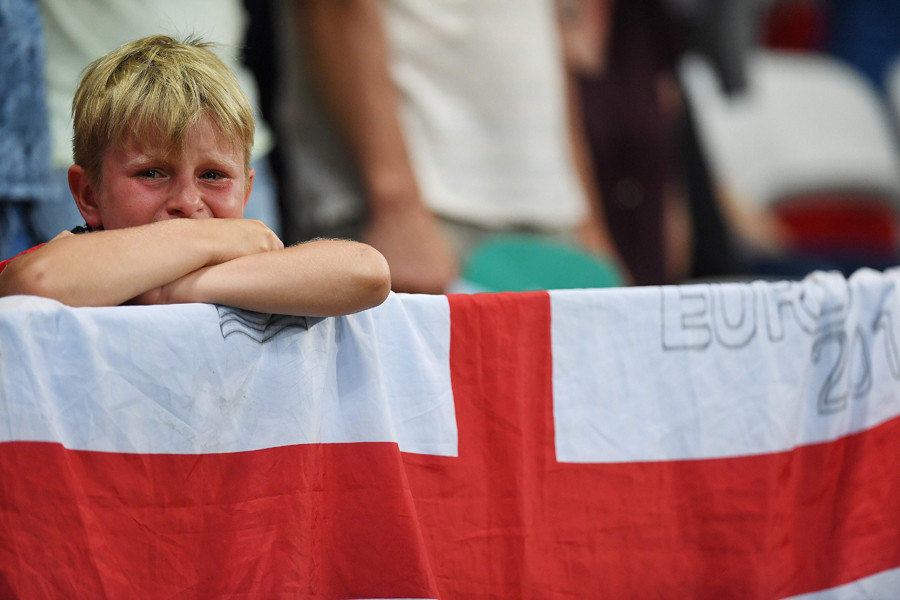 Soccer fans mock as England dumped out of Europe twice in a week