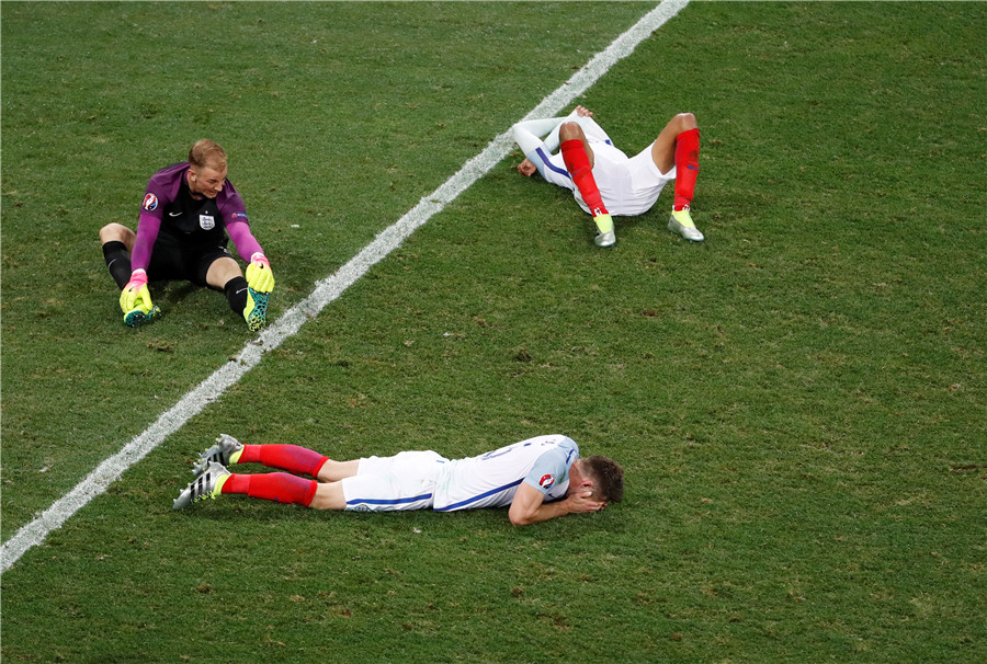 Soccer fans mock as England dumped out of Europe twice in a week