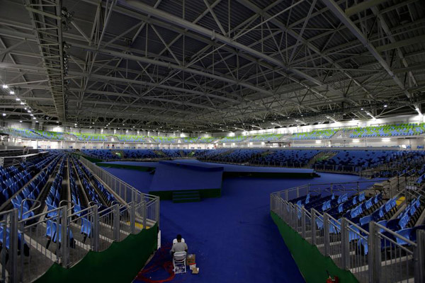 Rio's Olympic Park reaches 99% completion