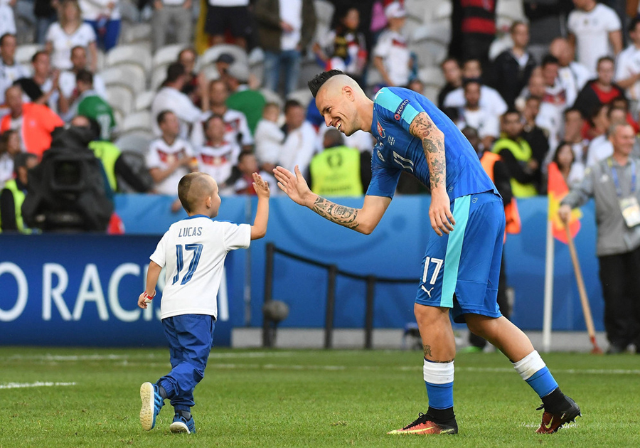 Like father like son: Kids of soccer stars at Euro 2016