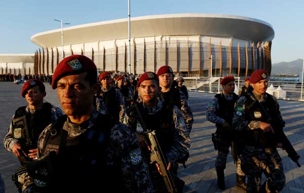 Brazil's top security force takes charge at Rio 2016 venues