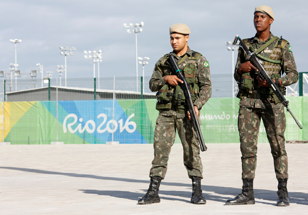 Rio security forces complete Olympic simulation drills