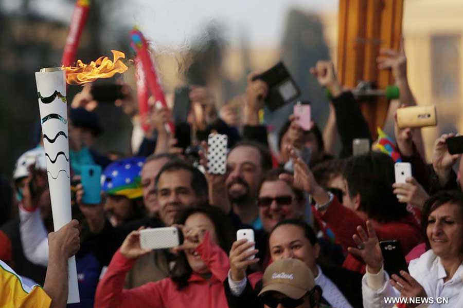 Olympic Torch relay across Brazil