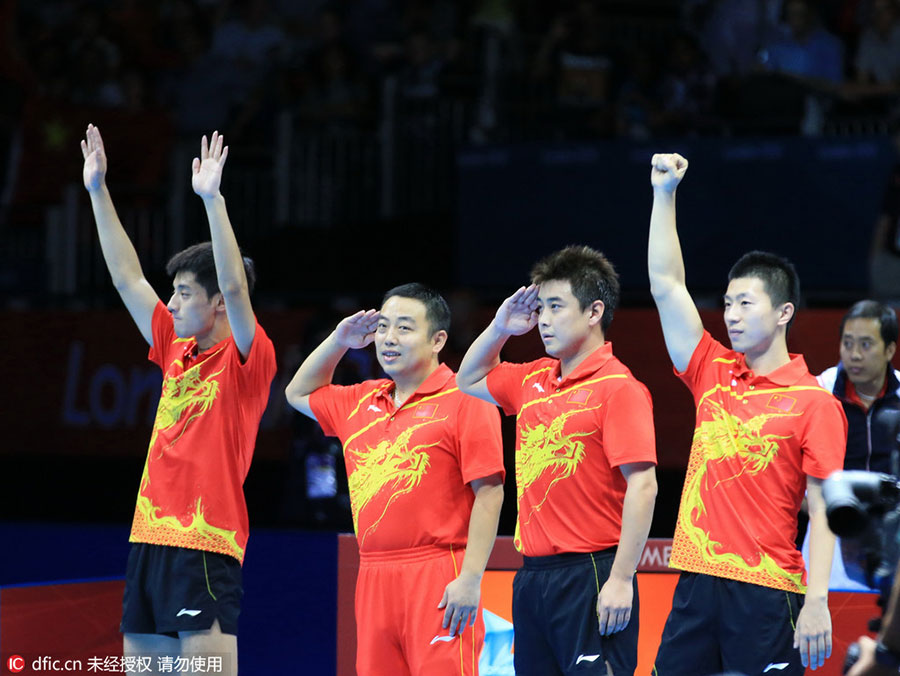 China's professional athletes who served in military