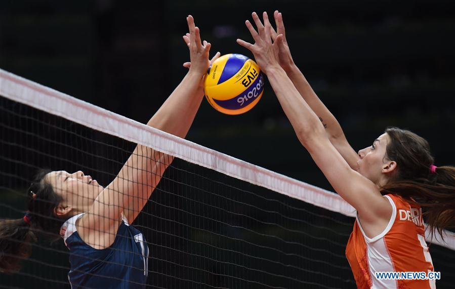 China lose to Netherlands 2:3 in women's volleyball opener