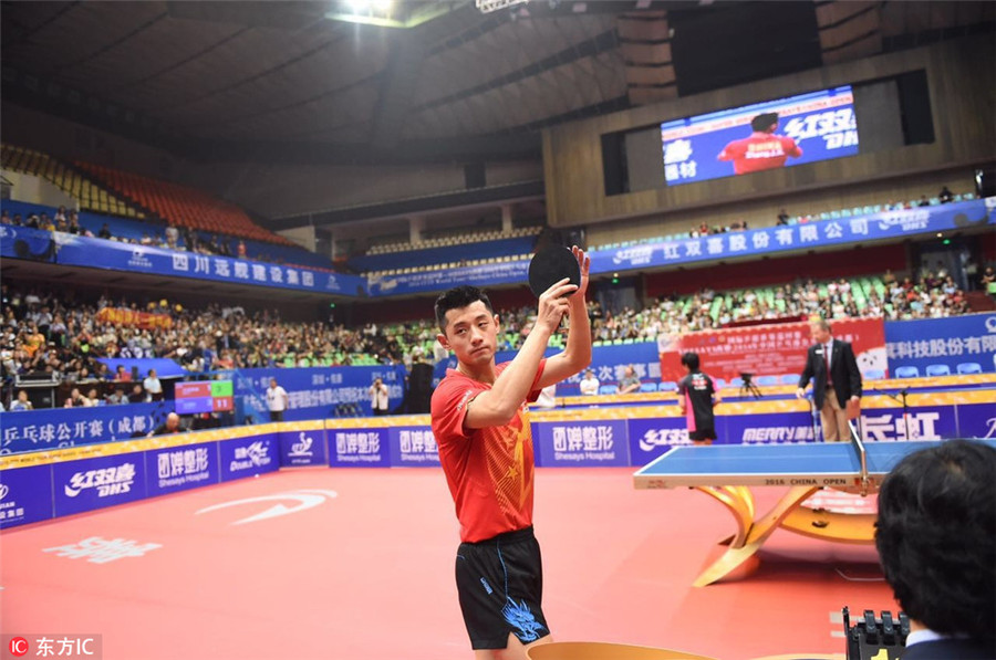 Zhang Jike, Ma Long set to meet in semis at China Open