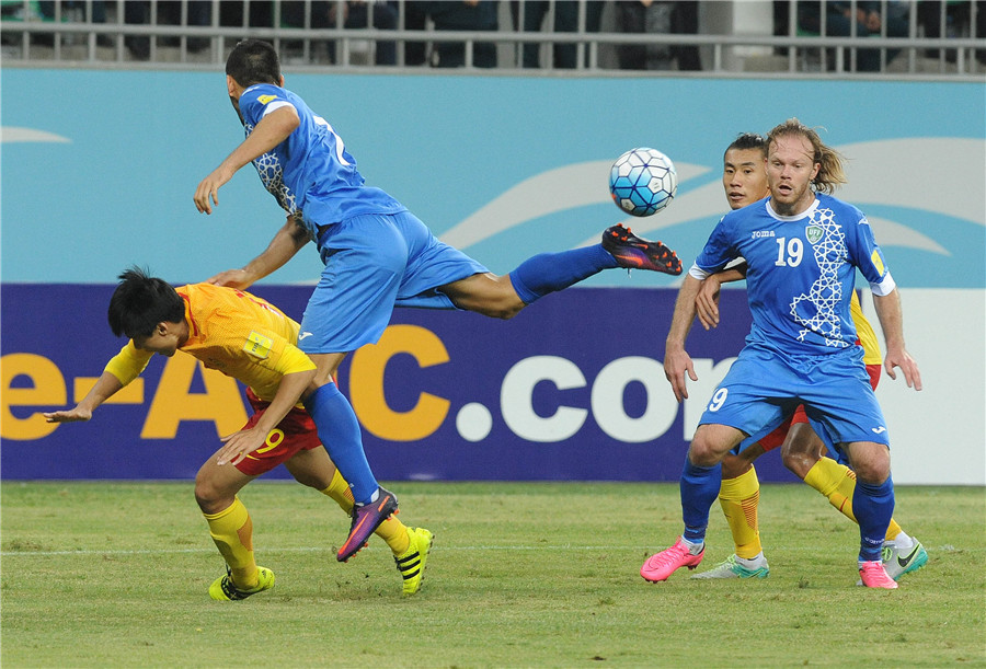 China's World Cup path gets tougher after losing to Uzbekistan