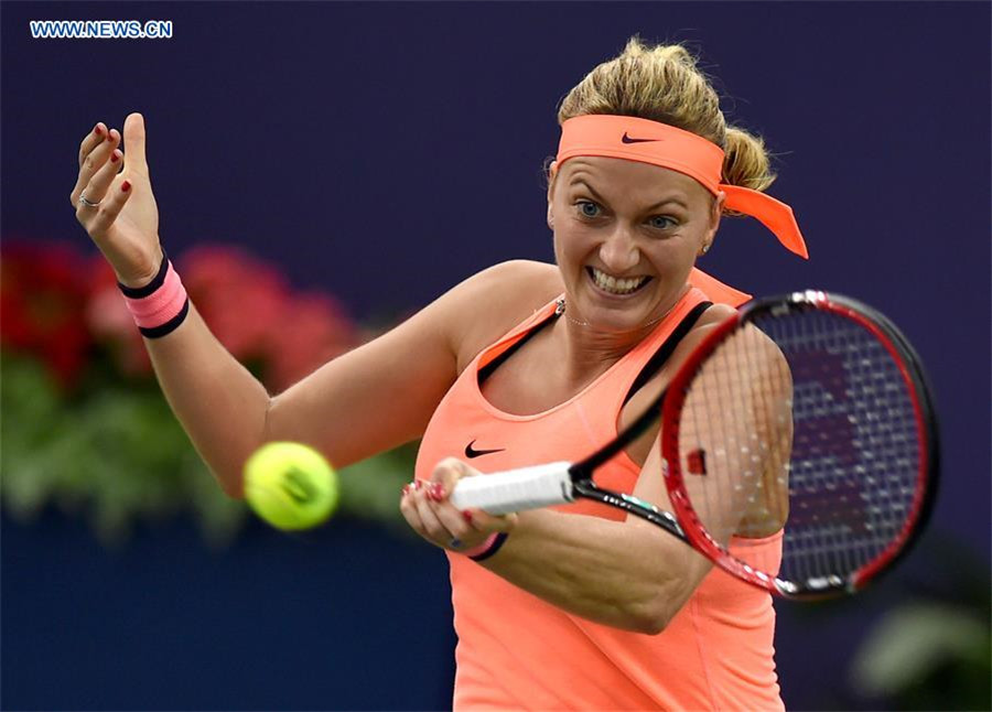 Kvitova claims Elite Trophy, China's Xu helps lift doubles' trophy