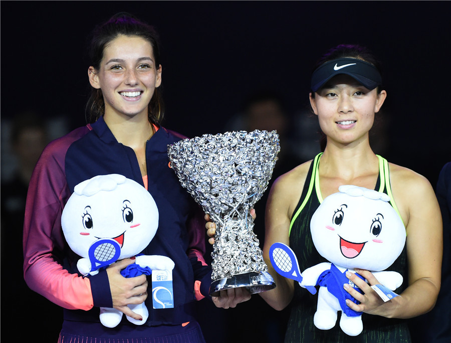 Kvitova claims Elite Trophy, China's Xu helps lift doubles' trophy