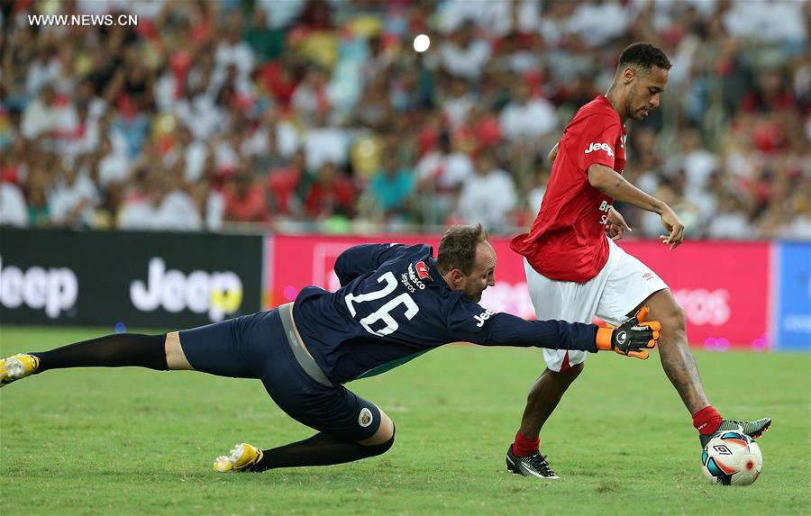 2016 stars charity match held in Rio de Janeiro, Brazil