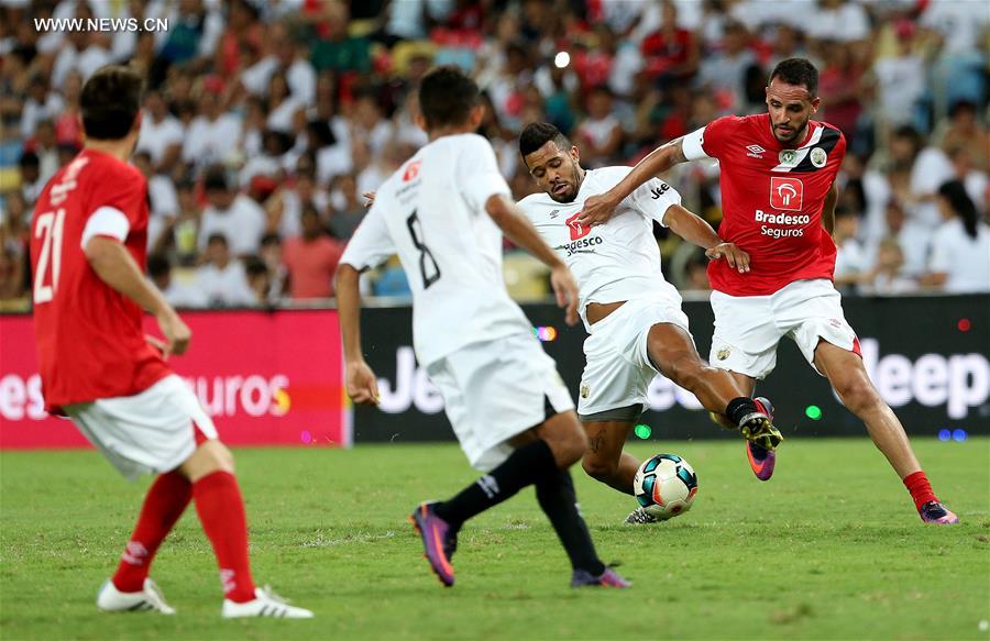 2016 stars charity match held in Rio de Janeiro, Brazil