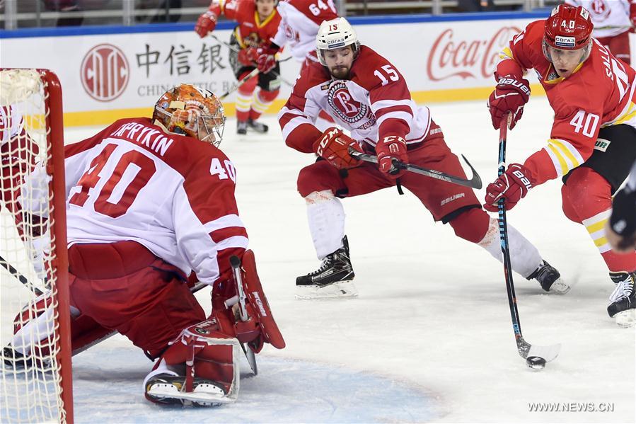 Beijing Kunlun Redstar loses to Vityaz Podolsk 2-1 in KHL