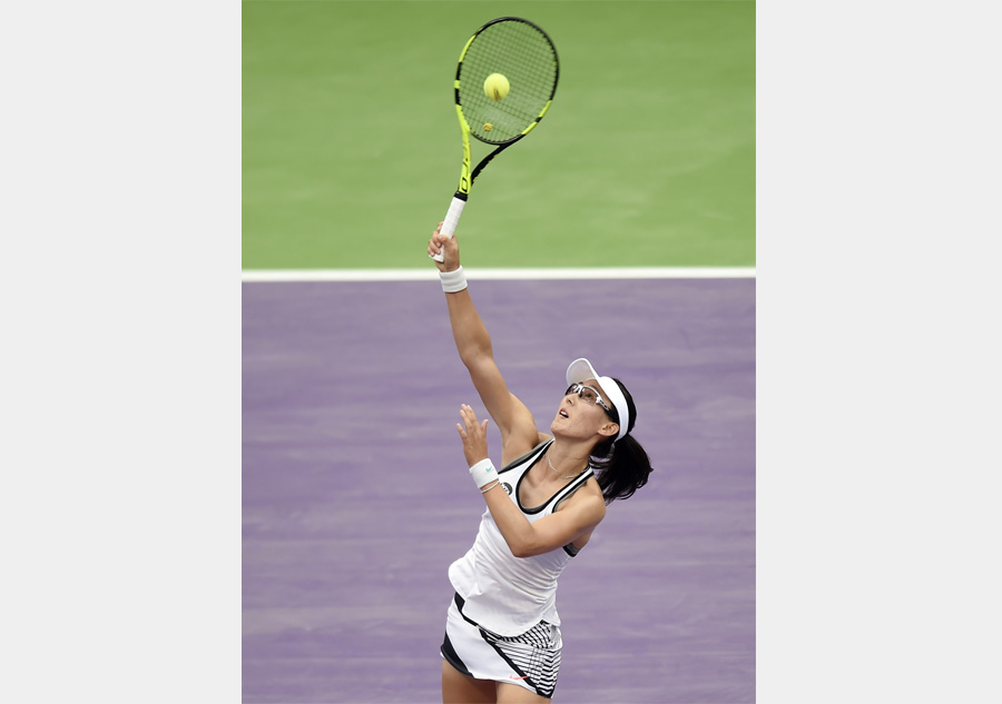 WTA Qatar Open: China's Zheng Saisai loses to Brengle