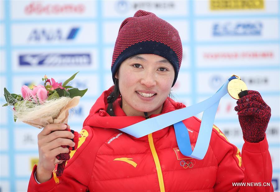 Man Dandan wins China's first gold at Asian Winter Games