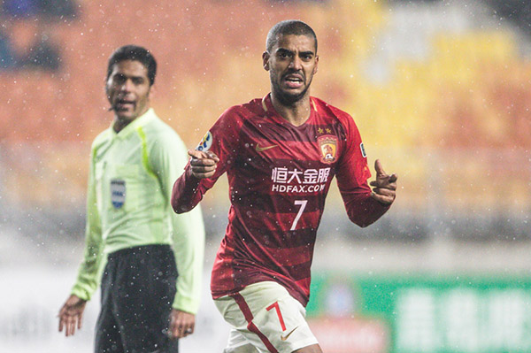 Scolari-led Guangzhou held to 2-2 draw in South Korea
