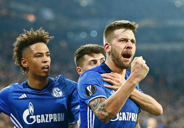 Schalke tie with Monchengladbach in UEFA Europa League
