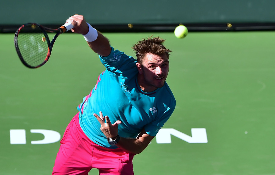 Federer defeats Wawrinka for historic Indian Wells title