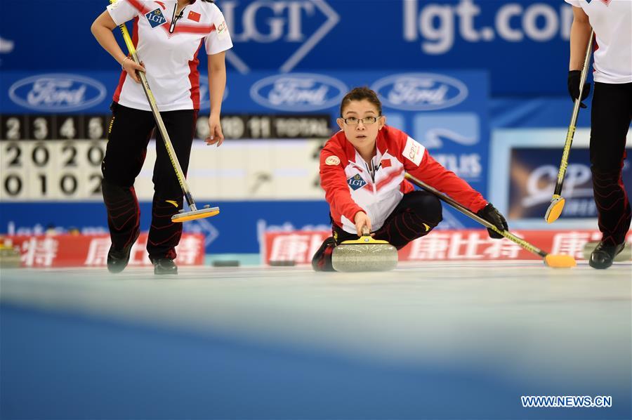 China suffer third straight defeat at curling championships