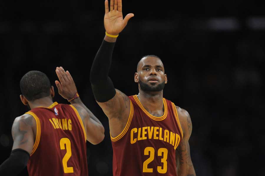 Kyrie gets 46, but Cavaliers barely beat Lakers, 125-120
