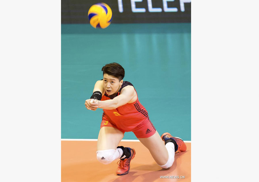 China beats Switzerland 3-0 at Montreux Volleyball Masters