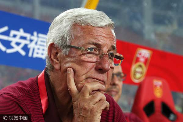 Lippi's team suffer injury and suspension before World Cup qualifier against Syria