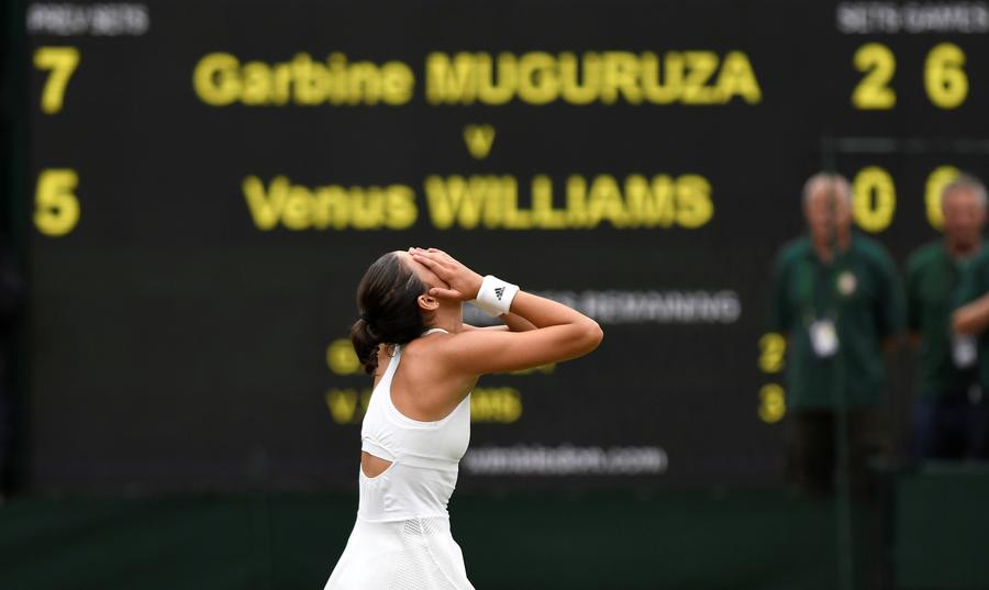 Muguruza crushes Williams to win Wimbledon title