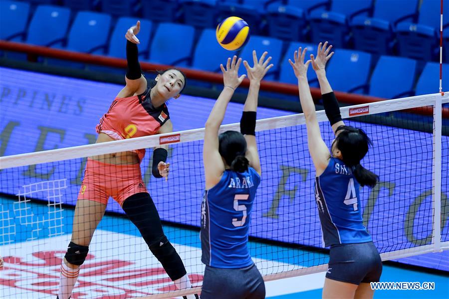 Japan beats China 3-0 in 2017 Asian Women's Volleyball Championship