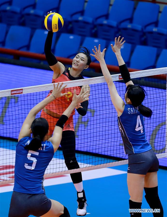 Japan beats China 3-0 in 2017 Asian Women's Volleyball Championship