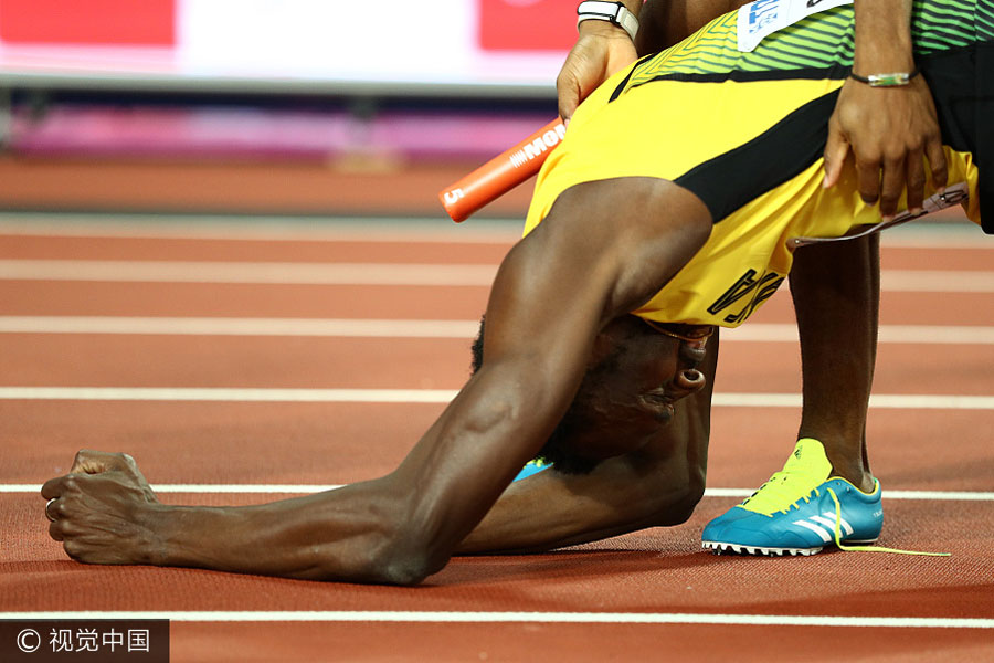 Sad endings for Bolt and Farah as China finished fourth in relay final