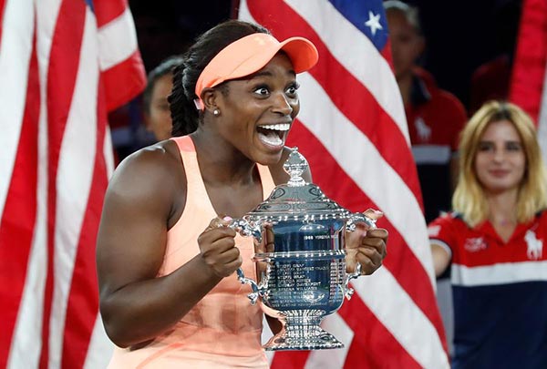 Stephens tops Keys in US Open final for 1st Grand Slam title