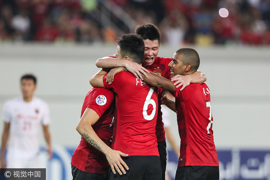 Shanghai beat Guangzhou on penalties for AFC Champions League semis