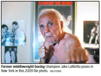 'Raging Bull' LaMotta always lived up to image