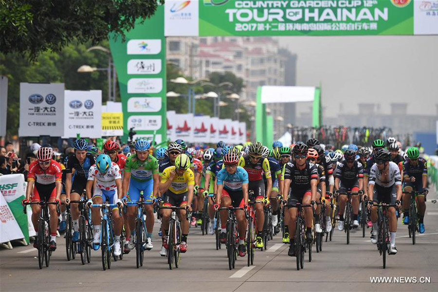 Italy's Mareczko wins Tour of Hainan fourth stage