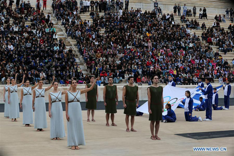 Greece hands over Olympic Flame to PyeongChang 2018 Winter Games organizers