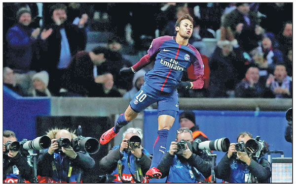 PSG eyes perfect progress after Neymar embarrasses the Bhoys